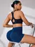Mulheres cintura alta bunda elevador esportes calças curtas alta estiramento qyuick-secagem respirável yoga shorts atléticos collants
