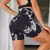 Shorts de yoga para mulheres esportes tie dye sem costura ciclismo correndo shorts cintura alta esportes treino ginásio shorts de fitness s m l xl - comprar online