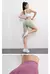 Imagem do Shorts de fitness de pêssego para mulheres, calças 3/4, bolso com ar seco, elevador apertado de ioga, verão
