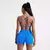 Imagem do Cor sólida ginásio yoga roupa interior feminina alças traseiras cruzadas sutiã de fitness alta resistência apertado esporte superior abrangente com almofada no peito