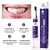 V34 roxo dentes branqueamento creme dental remover manchas de placa limpeza higiene oral ferramentas de lixívia dental respiração fresca beleza saúde - GrindFit I Fitness I Saúde e bem estar