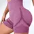 Mulheres sem costura esportes yoga shorts cintura alta treino elevador bunda correndo calças curtas impacto scrunch elástico roupas de ginásio - comprar online