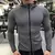 Novo inverno outono hoodies camisa esportiva dos homens chapéu com zíper correndo jaquetas de fitness ginásio roupas esportivas esporte topo masculino 2022 - comprar online