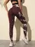 Sem costura tie dye calças de yoga mulheres correndo calças de cintura alta controle de barriga leggings de fitness levantamento de bunda calças de treinamento elástico - loja online