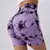 Shorts de yoga tie-dye para mulheres, shorts de ginástica de alta elasticidade, push up, esportes, corrida, treino, fitness, mulheres, leggings esportivas curtas - loja online