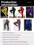 Woma Yoga Trendy Tie Dye Yoga Tights Seamless High Stretch Tummy Control Ginásio Leggings Seamless Tie Dye Leggings 2023 Novo