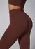 Calças de yoga de fio de malha sem costura feminina cintura alta leggings esportivas levantamento de quadril treinamento de corrida emagrecimento e elegante - GrindFit I Fitness I Saúde e bem estar