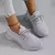 Sapatos baixos de malha respirável de verão feminino sapatos esportivos casuais, liberação frete grátis - loja online