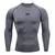 Imagem do Homens correndo compressão camiseta mangas compridas esporte t ginásio de fitness moletom masculino jogging treino homme camisa atlética topos