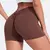 Calções de Yoga de Cintura Alta para Mulheres, Calções Sexy V-Back, Hip Lifting, Montagem Apertada, Treinamento, Esportes, Calças Fitness - comprar online