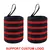 1 par de pulseiras para suporte de pulso cintas de apoio de pulso de força extra para levantamento de peso bandagem fitness logotipo personalizado de treinamento - comprar online