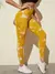 Sem costura tie dye calças de yoga mulheres correndo calças de cintura alta controle de barriga leggings de fitness levantamento de bunda calças de treinamento elástico