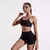 Cor sólida ginásio yoga roupa interior feminina alças traseiras cruzadas sutiã de fitness alta resistência apertado esporte superior abrangente com almofada no peito