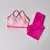 Conjunto de yoga feminino conjunto de treino 2 peça cintura alta yoga leggings sutiã esportivo ginásio terno activewear esportes conjunto de fitness terno esportivo - comprar online