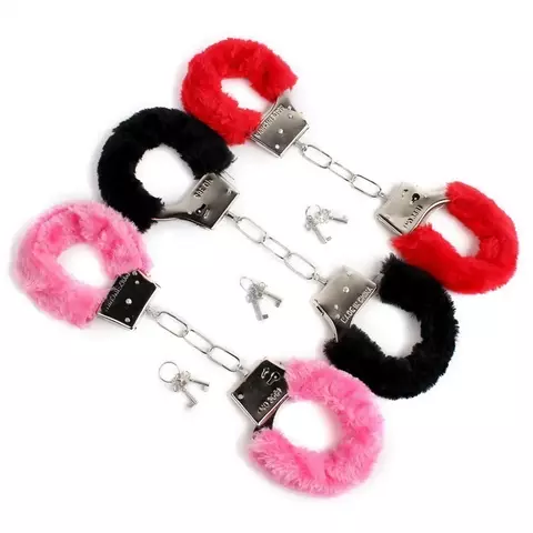 Esposas de Metal con Peluche