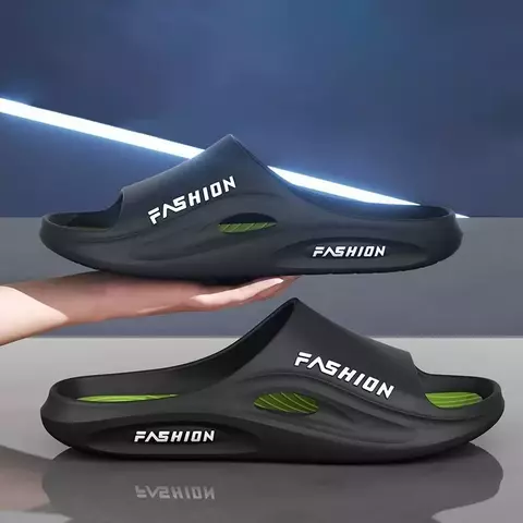 Chinelos masculino com sola macia, sandálias esportivas de alta qualidade