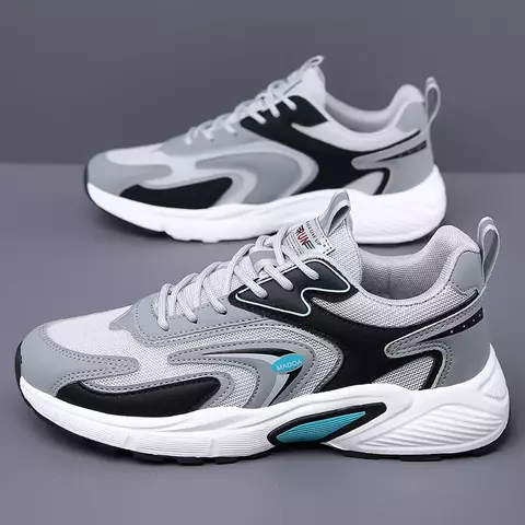 Alta qualidade esporte tênis casuais dos homens respirável tênis de corrida t
