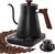 Chaleira CaféFino: elétrica, com bico pescoço de ganso e capacidade de 900ml, ideal para preparar café manual com precisão e controle no fluxo de água.