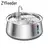 FonteFácil: água fresca e sempre disponível para seu pet, com design em aço inox resistente e fácil de limpar.