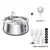 FonteFácil: água fresca e sempre disponível para seu pet, com design em aço inox resistente e fácil de limpar. - comprar online