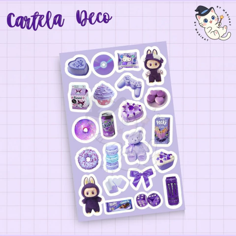 Cartelas de Adesico Deco - comprar online