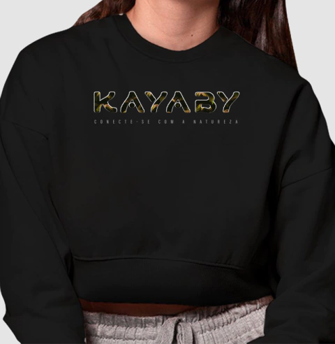 MOLETOM CROPED KAYABY RAIZES