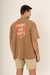 T-Shirt Over Among Side Waves - Marrom Claro na internet