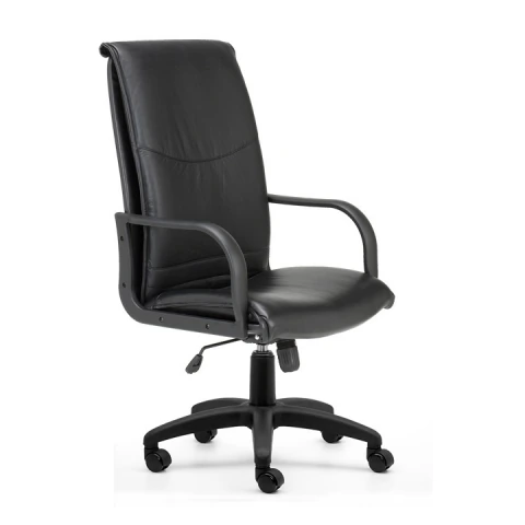 Sillón Capri Alto Gerencial Ecocuero Negro