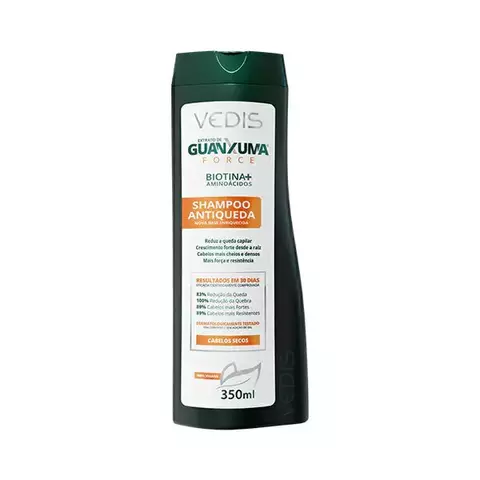 Force Shampoo Guanxuma Antiqueda - cabelos secos - 350ml