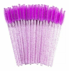 Cepillos pestañas x 10 (colores variados)