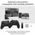 Gamepad sem fio 2.4g para xbox one vibração de seis eixos com controlador de j - loja online