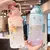 Garrafa de água 1 Litro, 800ml e 300ml Squeeze... Kit 3 peças... - Ca.Ju Shop