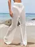 Imagem do Saída de praia calça larga elegante moda feminina...