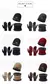 Kit inverno extra quente- gorro de malha de cashmere windproof+ cachecol de pescoço+ luvas - loja online
