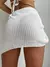 Saia saída de praia com cordão vazado... - Ca.Ju Shop