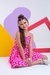 Vestido Infantil Rosa Borboletas - loja online