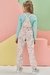 Conjunto Macacão Jardineira e Blusa Manga Longa Kukie - comprar online