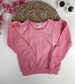 Blusão Infantil Menina de Moletom Rosa Trick Nick #inverno