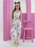 Macacão Infantil Menina Flores - Brilha Infância