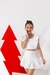 Conjunto Short Saia Infantil Menina Branco na internet