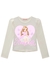 Conjunto Manga Longa Kukie Rosa Paetês Bordados - loja online