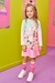 Vestido Infantil Kukie Chef Manga Longa