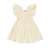 Vestido Infantil Momi Listrado Amarelo