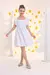 Vestido Infantil Branco Bianca - Brilha Infância