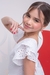 Vestido Infantil Branco Elegance Laise - loja online