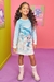 Vestido Infantil Kukie Inverno Princesa do Gelo