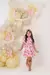 Vestido Infantil Menina Flores - Brilha Infância