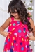Vestido Infantil Laço e Bolinhas Pink - Brilha Infância