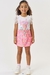 Conjunto Infantil Menina Com Saia Kukie Sorvetes