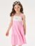 Vestido Infantil Rosa Iogurte Cinti - loja online